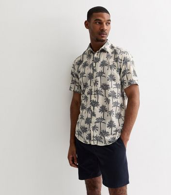 Only & Sons Off White Short Sleeve Shirt | New Look