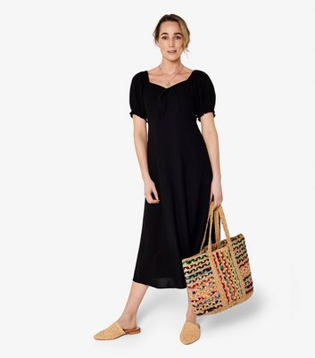 Midi milkmaid outlet dress