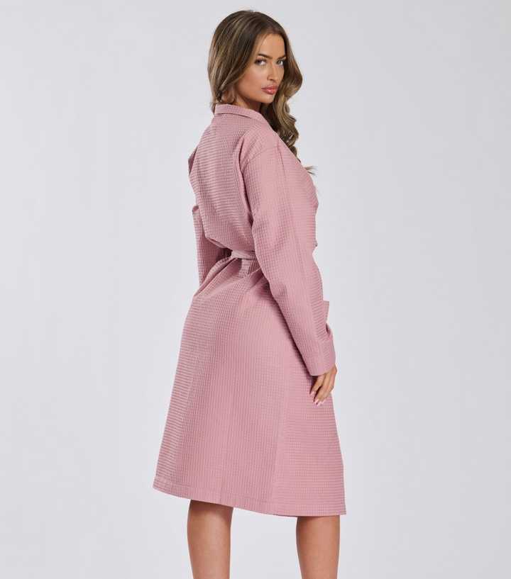 knee length dresses for ladies Unisex Waffle Dressing Gown main image 0