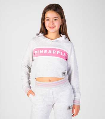 Pineapple Girls Grey Logo Hoodie
