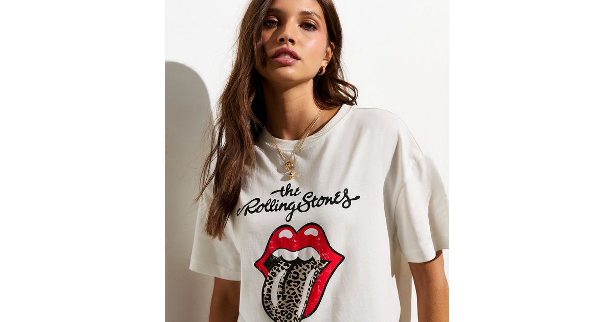 Newlook Ladies Rolling Stones T Shirt Womens New Look Official