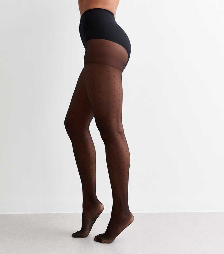 Black Polka Dot Tights