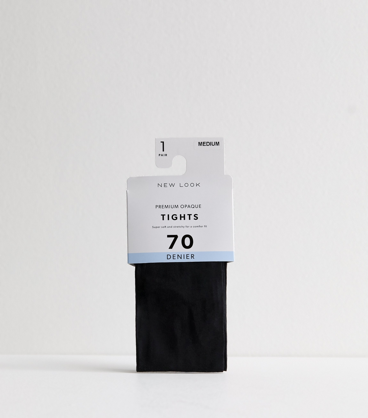 Black Premium Opaque 70 Denier Tights New Look