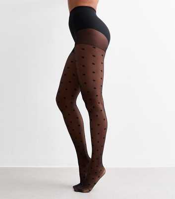 Black Polka Dot Tights