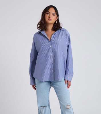 Urban Bliss Blue Oversized Shirt 