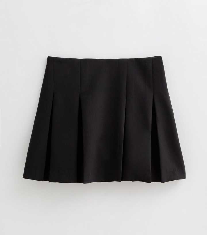 Tennis Skirt Black Pleated Micro Mini Skirt Women's Pleated
