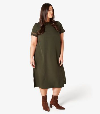 Midi length shop t shirt dress