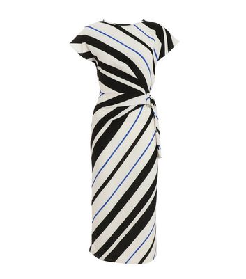 Quiz striped dress best sale