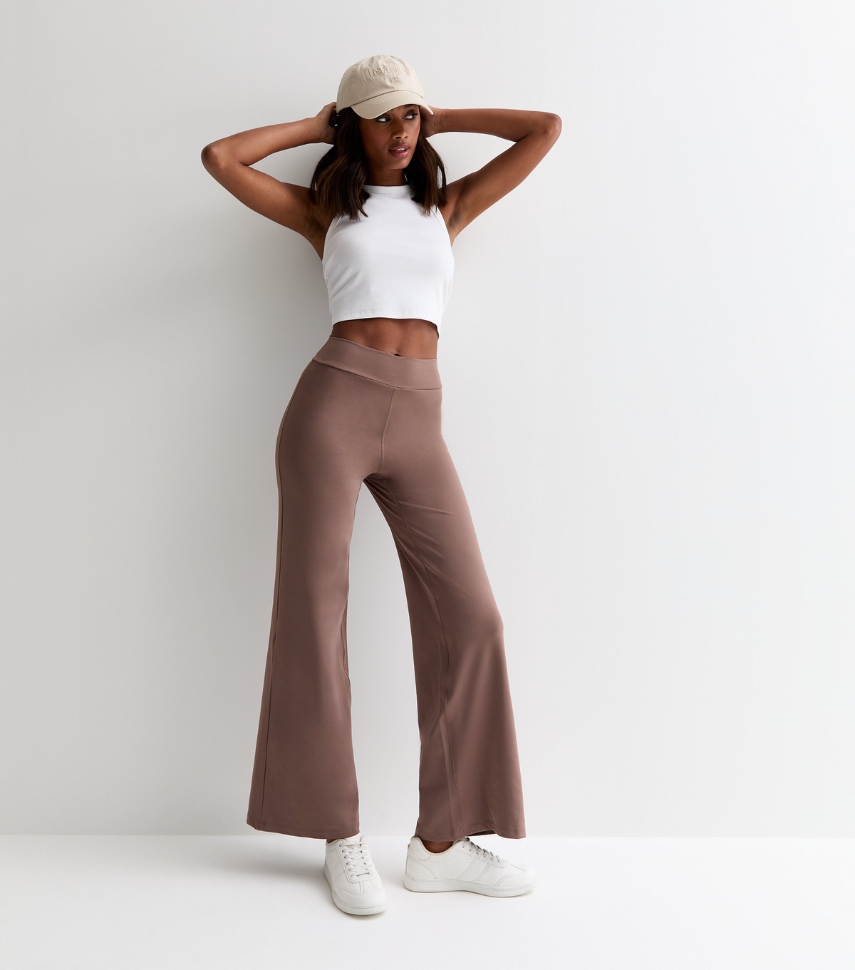 Women's Tall Pink Wide Leg Leggings New Look