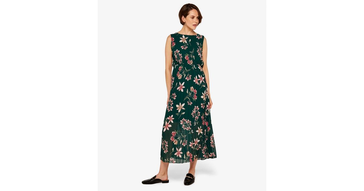 New Look Green Dress Floral Maxi Dress New Look Ditsy Dress New Look Green  Ditsy Button