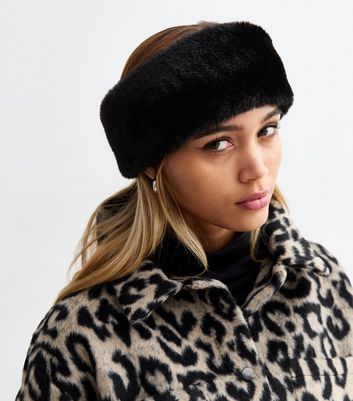 Faux fur headband discount