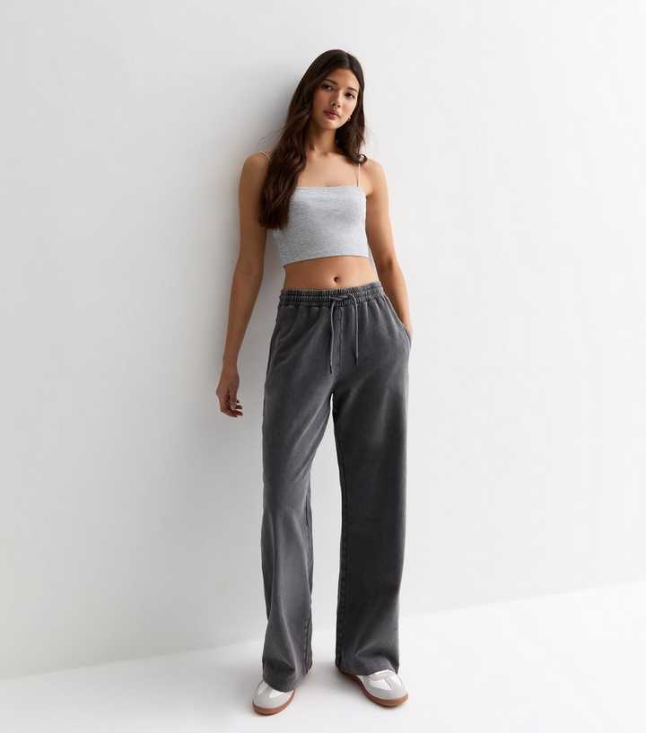 Jogging Pants Womens Dark Grey Sweatpants Dark Grey Acid