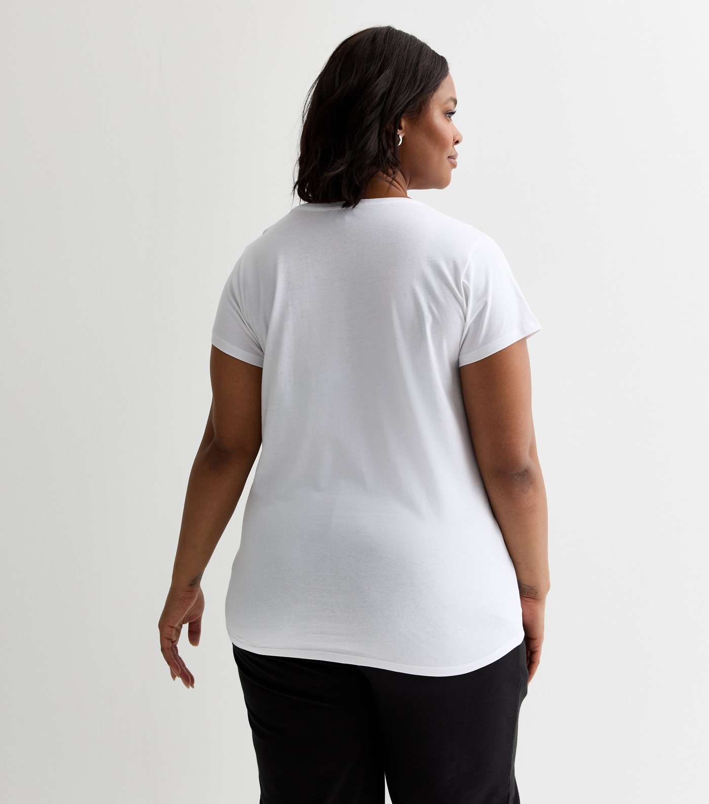 White San Francisco Cotton T-Shirt  Image 4