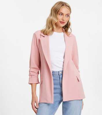 Skinnydip Mid Pink Happy Face Print Fleece Jacket