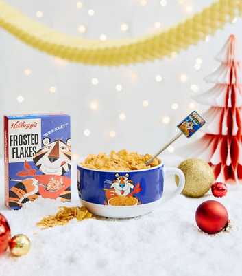 Blue Frosties Themed Mug And Cereal Box Set