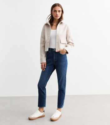 Blue Hannah Straight Leg Jeans