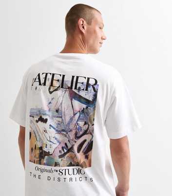 Jack & Jones White Cotton Atelier T-Shirt