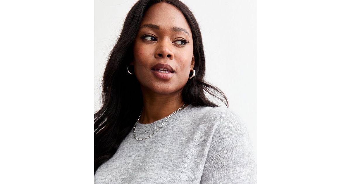 5960 Grey Crew Neck Jumper