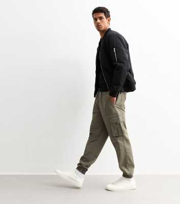 Khaki Cotton Ripstop Cargo Trousers