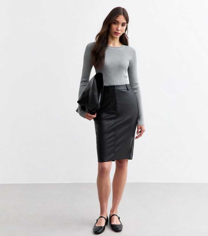 black dress skirt knee length Amazon.com: Sweet Hearts Women's Basic Stretch Pencil Skirt- Regular & Plus  Size- Below Knee Office Midi Bodycon Nylon Skirt Made in USA (Black,  X-Small) : Clothing, Shoes & Jewelry