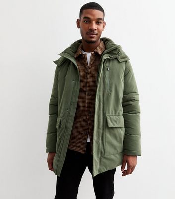 Khaki Regular Parka Jacket New Look