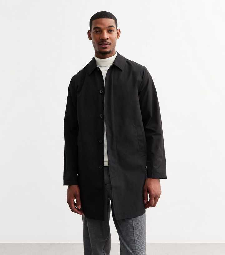 Black Regular Car Coat