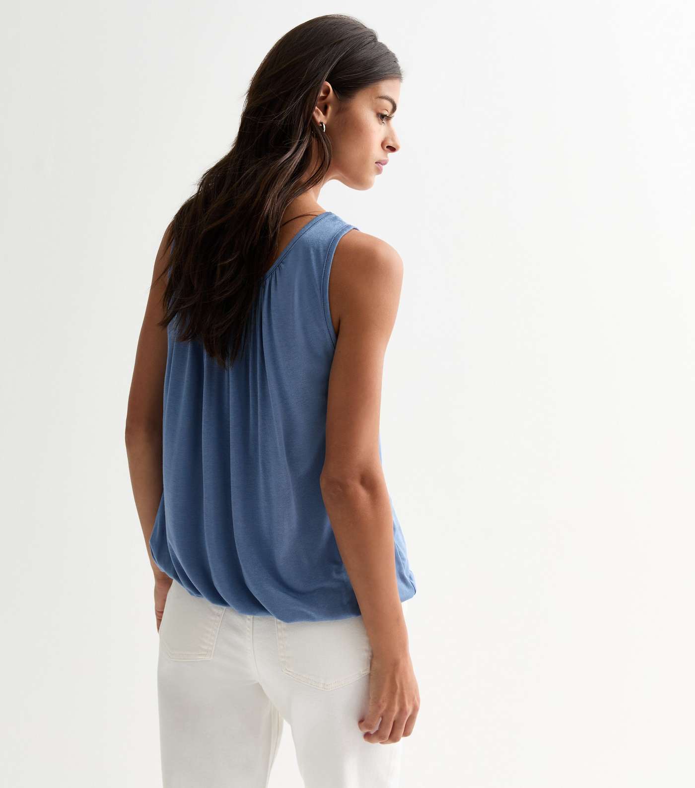 Gini London Pale Blue Oversized Top Image 4