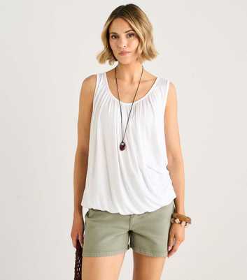 Gini London White Oversized Top