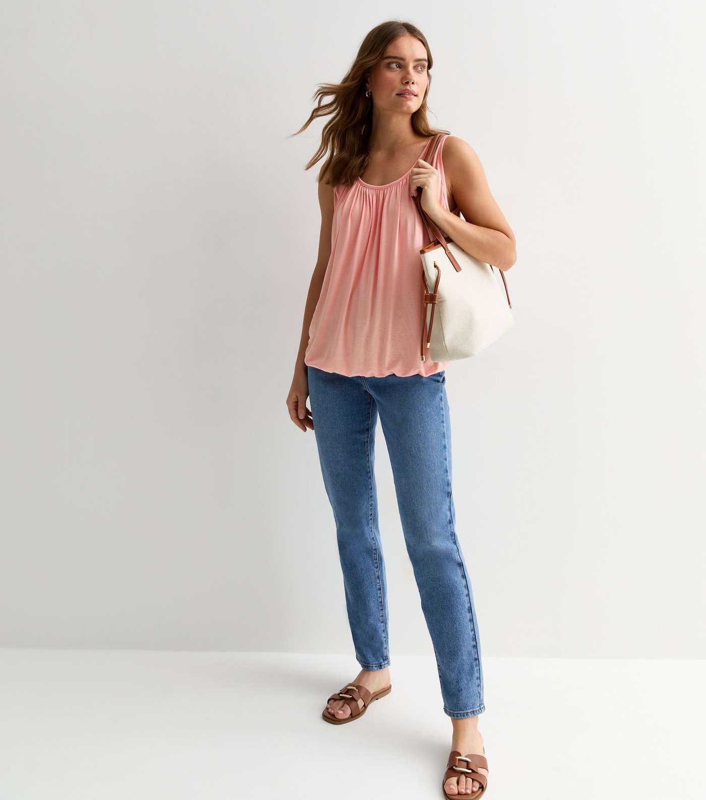 Gini London Pink Oversized Top Image 3