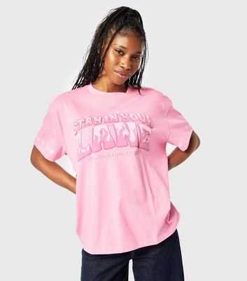 Skinnydip Pink Stay In Your Lane T-Shirt