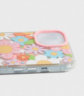 Skinnydip Retro Floral Shock iPhone Case New Look