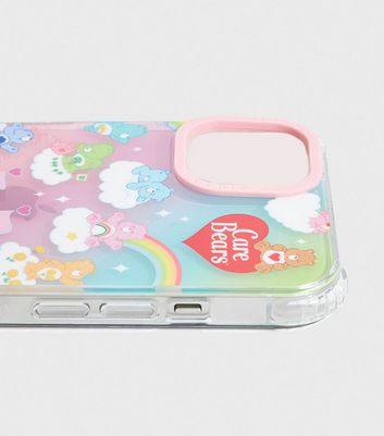 Skinnydip Multicolour Care Bears Shock iPhone Case New Look