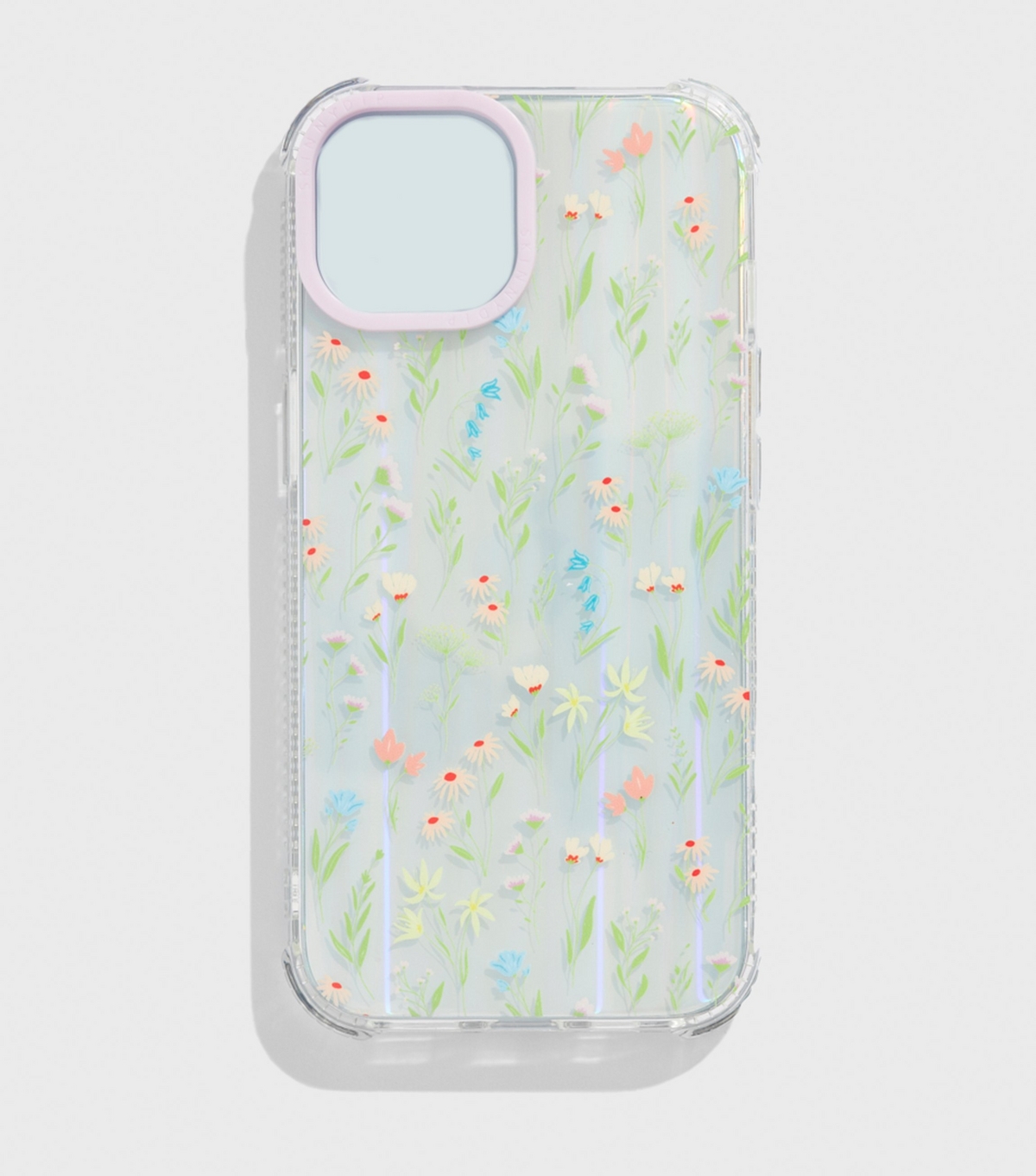 Multicoloured Wildflower Print iPhone Case Skinnydip New Look