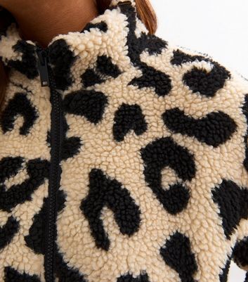 New look leopard print jacket best sale