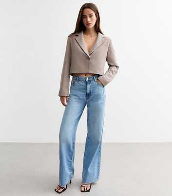 Mink Cropped Blazer 