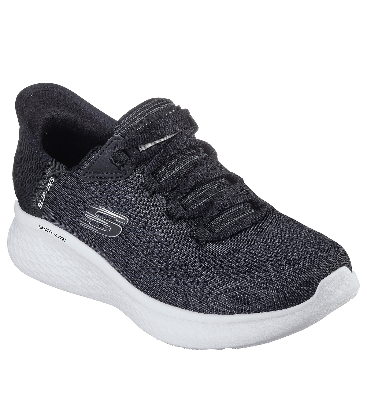 Women's Black Slip In Skech Lite Trainers Skechers New Look