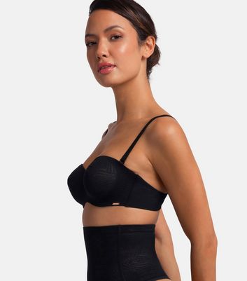 Dorina Black Multiway Pointelle Wired Bra New Look