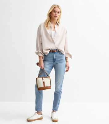 Tall Blue Hannah Straight Leg Jeans