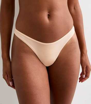 Dorina Cream Smooth Microfibre Thong