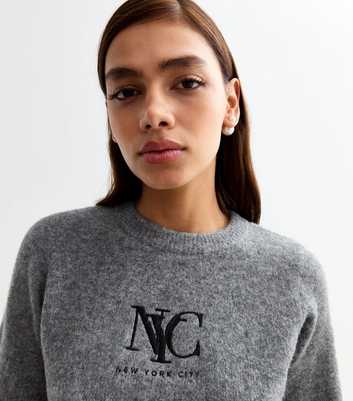 Grey NYC Short Sleeve Knitted Top 