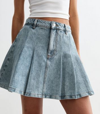 Jean skirt new look best sale