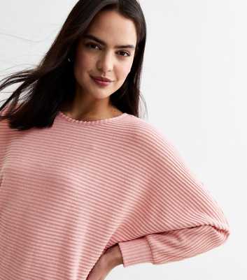 Pink Soft Touch Batwing Sleeve Top