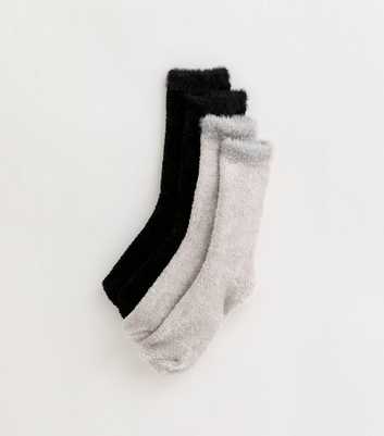 Pack of 2 Chenille Cosy Socks