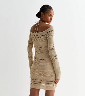 Crochet back dress best sale