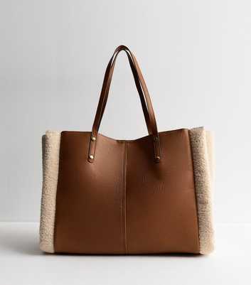 Tan Borg Winged Aviator Tote Bag