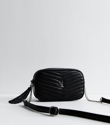 Black tassel cross body bag sale