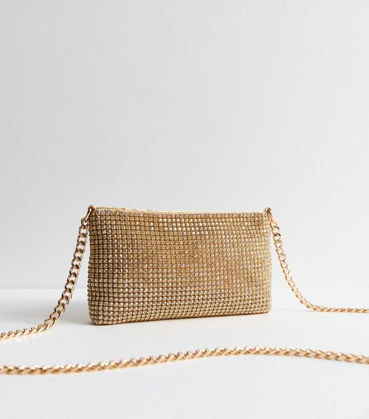 Gold Leather Double Zip Bag main image 1