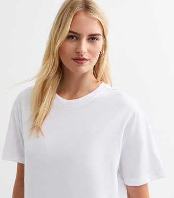 Tall White Cotton T-Shirt 