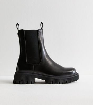 Black chelsea boots womens new look online