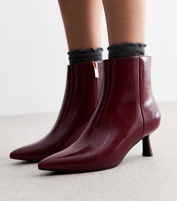 Ankle boots maroon online